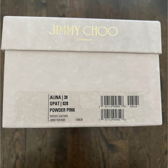 JIMMY CHOO Alina Patent Leather flats 38 holt renfrew with original packaging - Picture 5 of 7